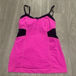 Lululemon Athletica Beige and Pink Top
